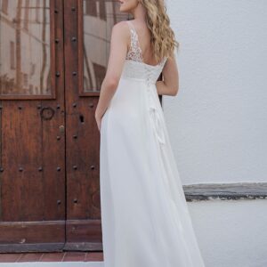 Langes Umstandskleid Ivory Kollektion 2020 A7221l 5 Fashion Queen GmbH